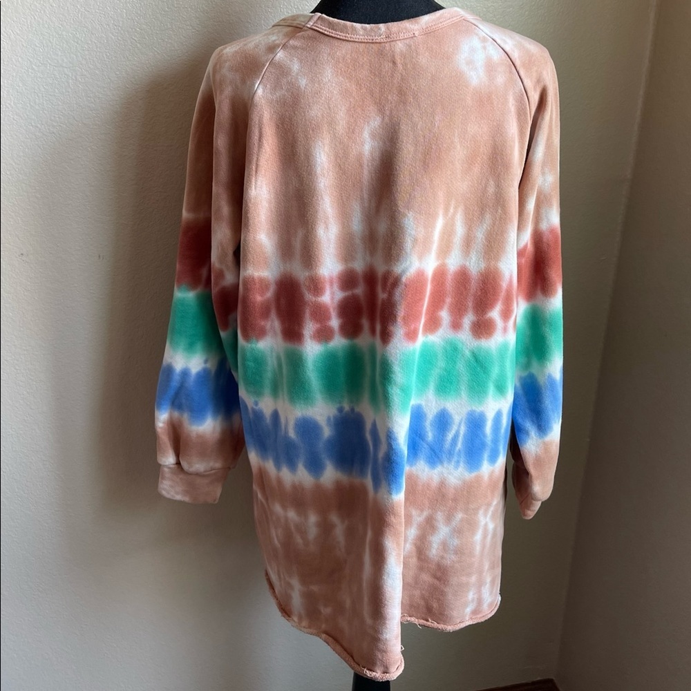 Blue buttercup tie dye Crewneck pullover - Picture 4 of 9